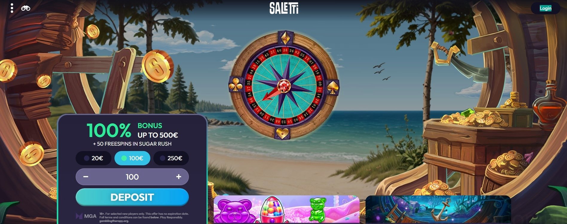 Saletti Casino Pelikokemus